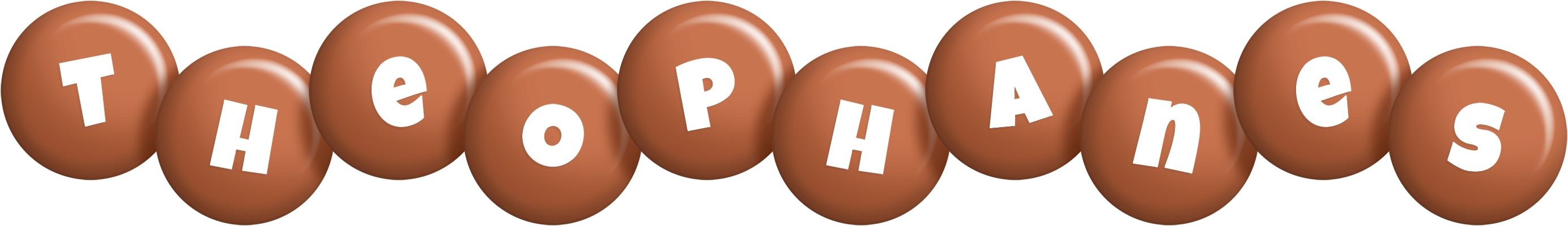 Theophanes candy-brown logo