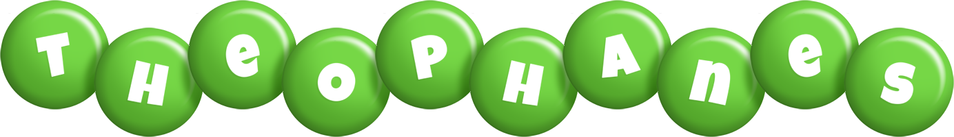 Theophanes candy-green logo