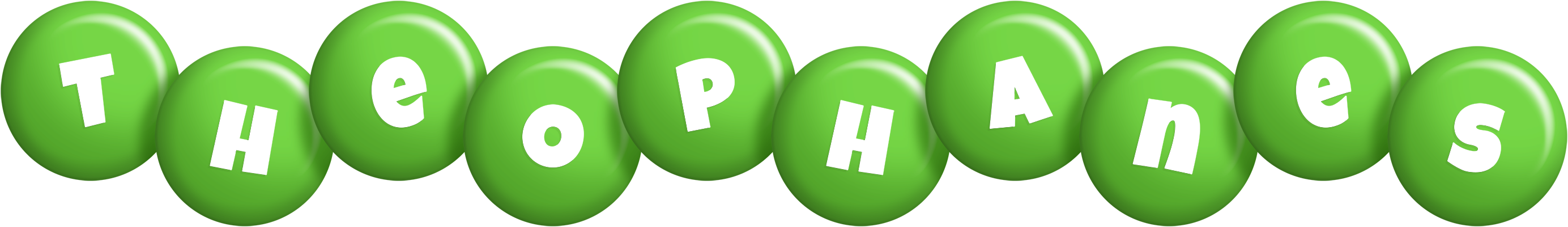 Theophanes candy-green logo