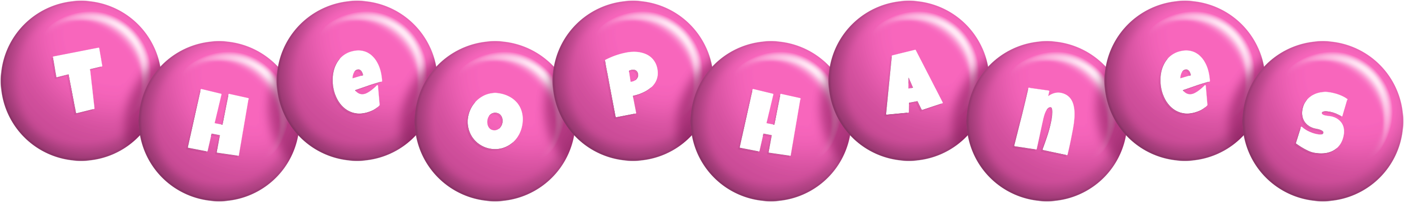 Theophanes candy-pink logo