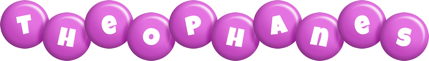 Theophanes candy-purple logo