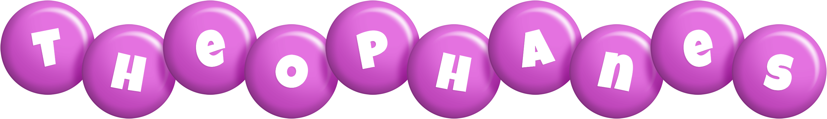 Theophanes candy-purple logo