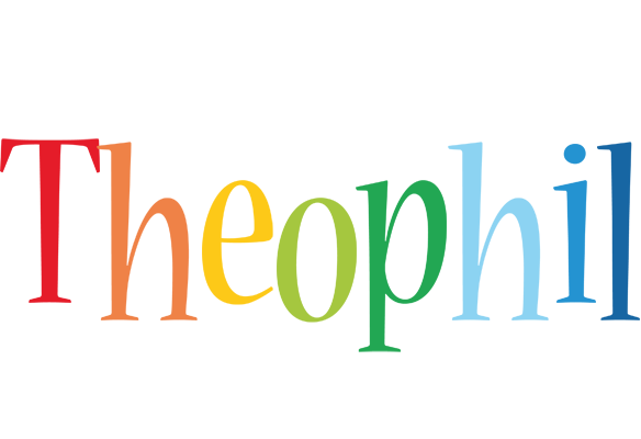 Theophil birthday logo