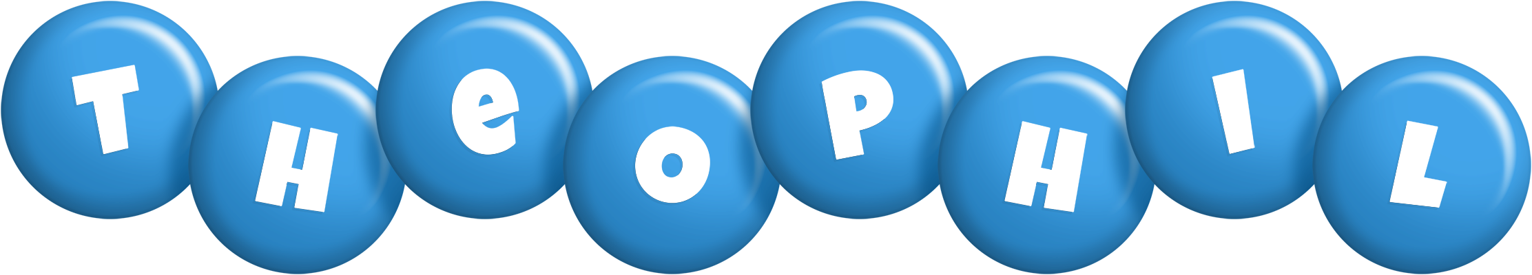 Theophil candy-blue logo