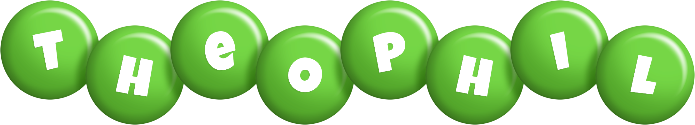Theophil candy-green logo