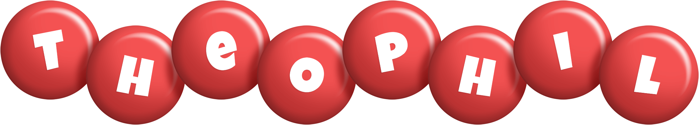 Theophil candy-red logo