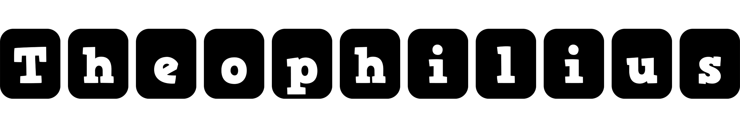 Theophilius box logo