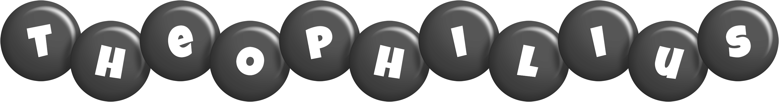Theophilius candy-black logo