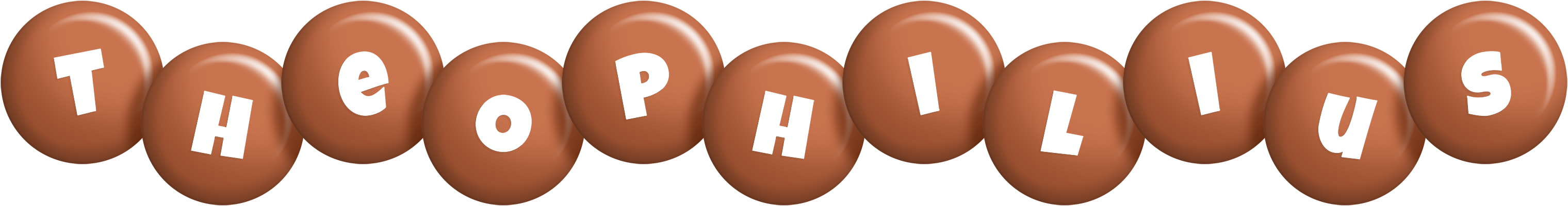 Theophilius candy-brown logo