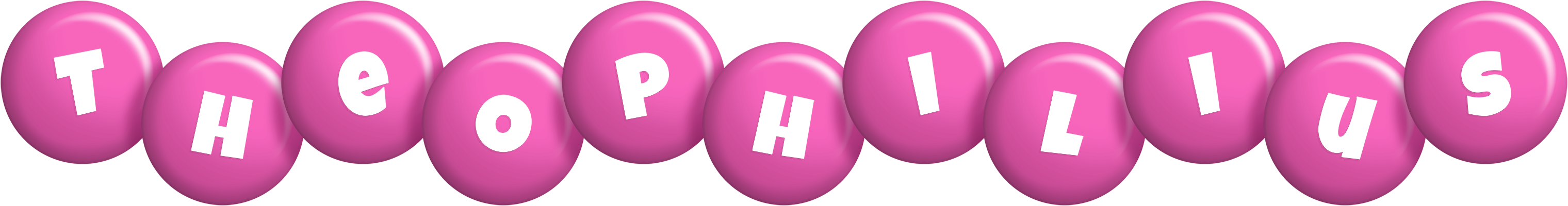 Theophilius candy-pink logo