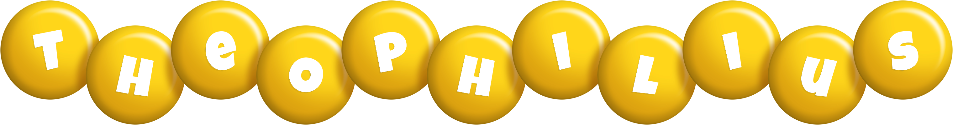 Theophilius candy-yellow logo