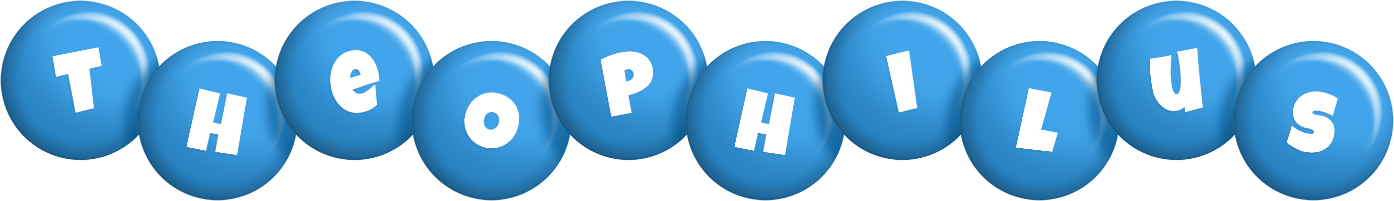Theophilus candy-blue logo