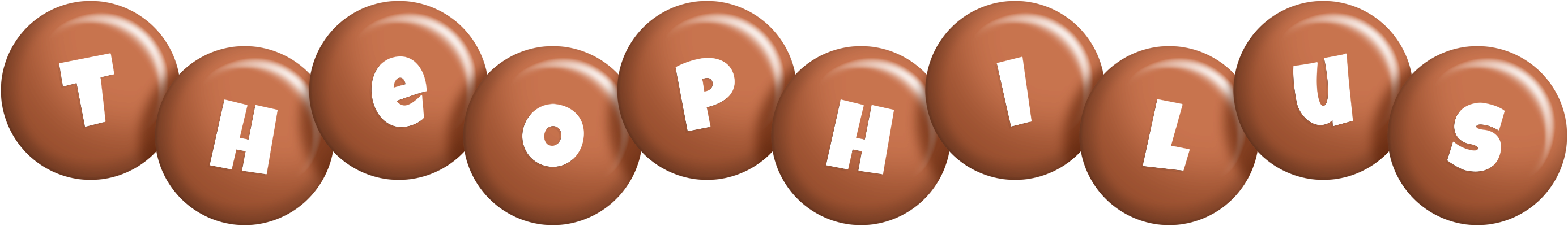 Theophilus candy-brown logo