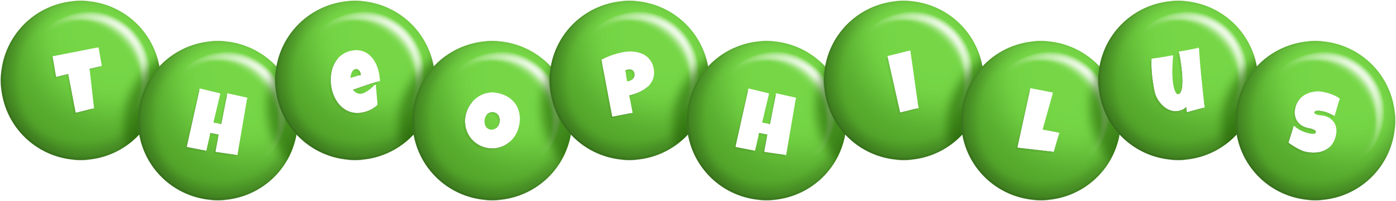 Theophilus candy-green logo
