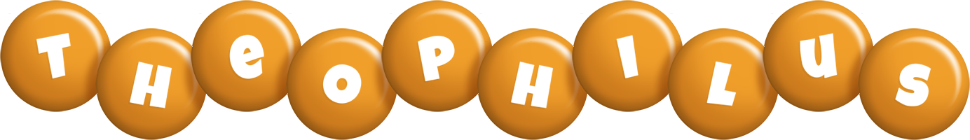 Theophilus candy-orange logo