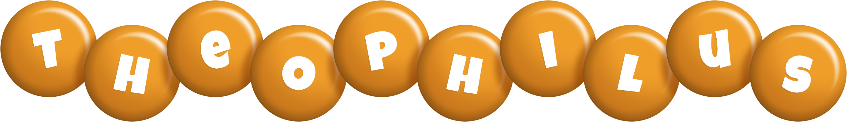 Theophilus candy-orange logo