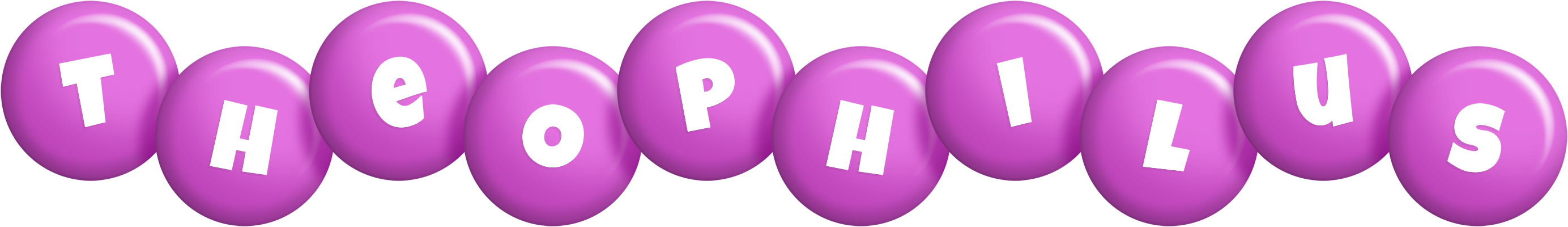 Theophilus candy-purple logo