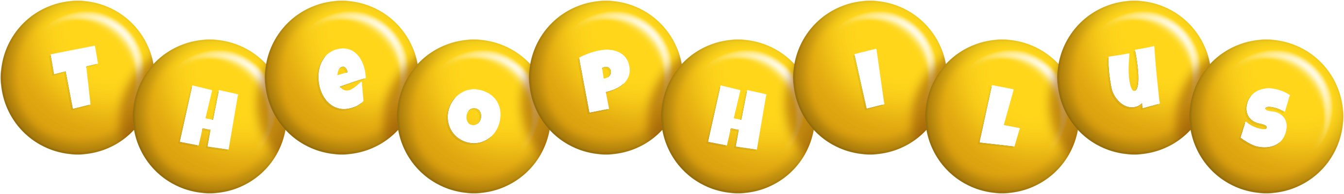 Theophilus candy-yellow logo