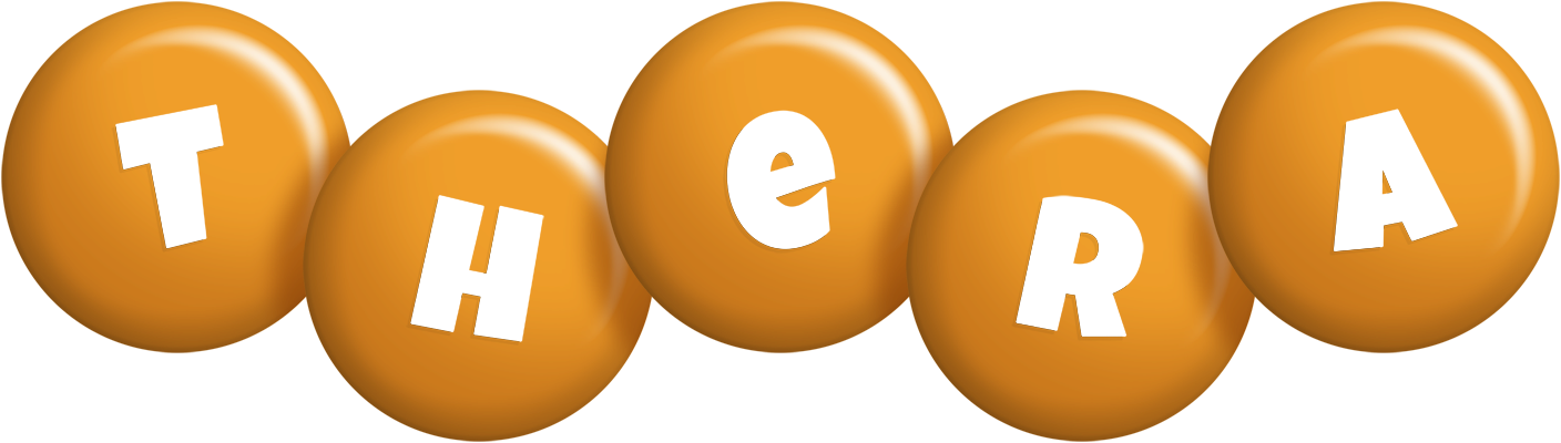 Thera candy-orange logo