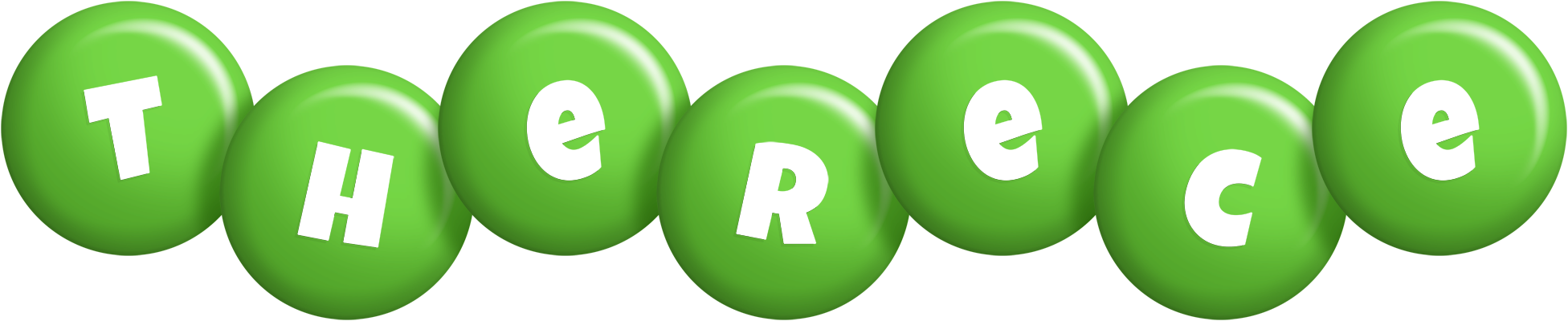 Therece candy-green logo