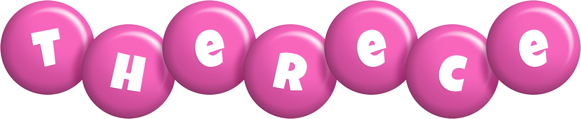 Therece candy-pink logo