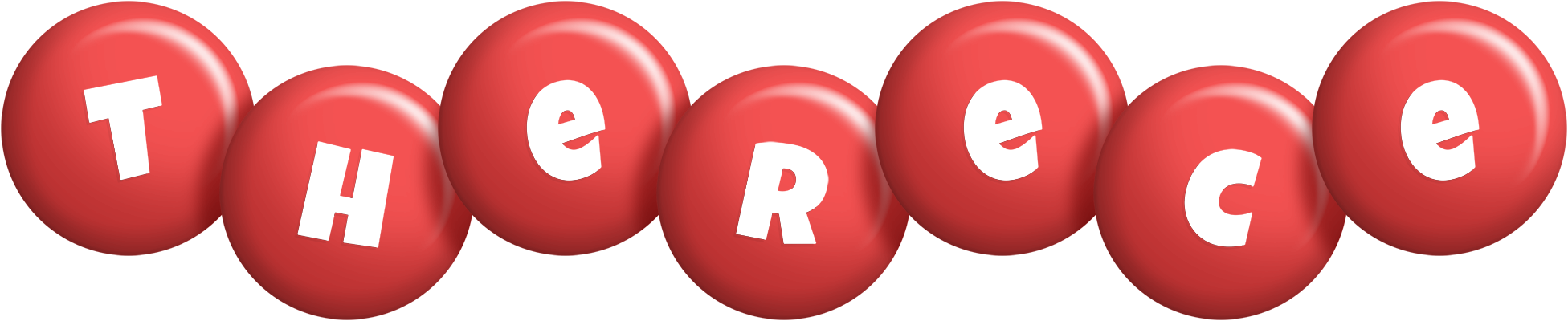 Therece candy-red logo