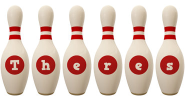 Theres bowling-pin logo