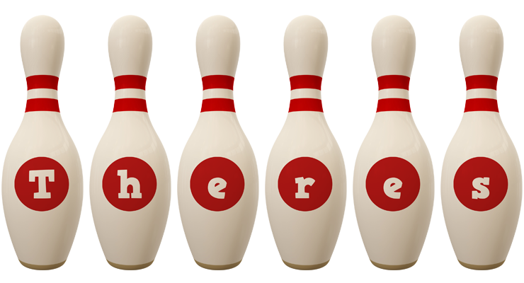 Theres bowling-pin logo