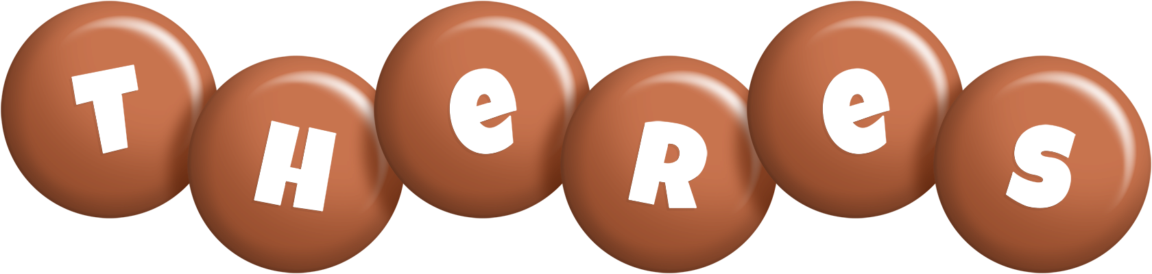 Theres candy-brown logo
