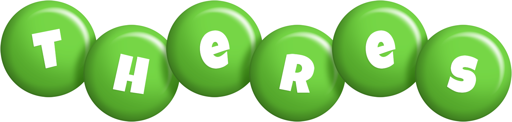 Theres candy-green logo