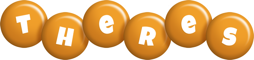 Theres candy-orange logo