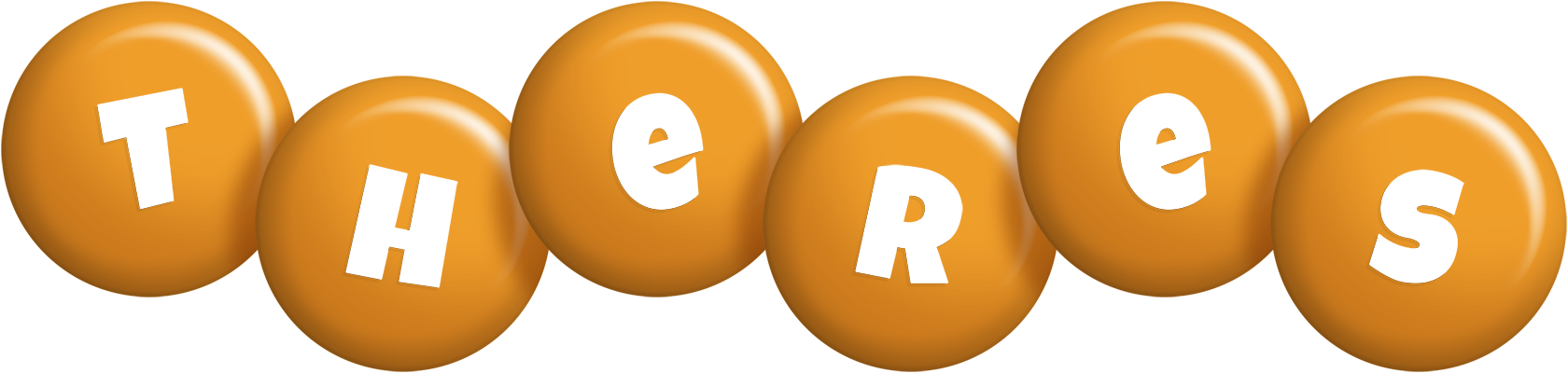 Theres candy-orange logo
