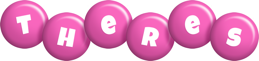 Theres candy-pink logo