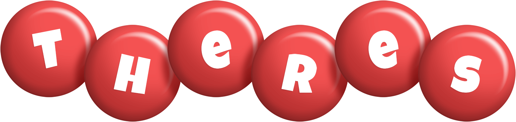 Theres candy-red logo