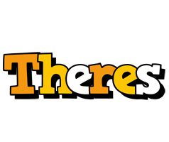 Theres cartoon logo