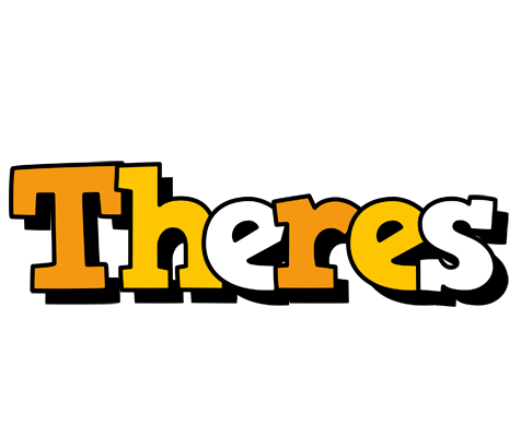 Theres cartoon logo