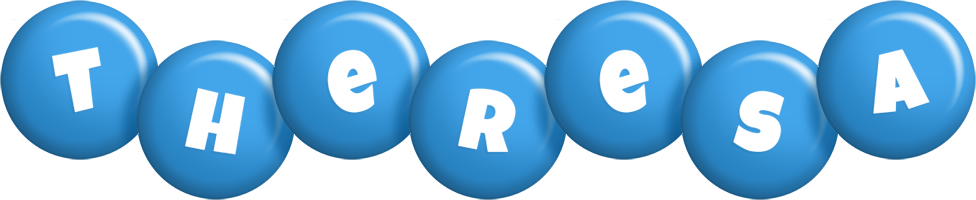 Theresa candy-blue logo