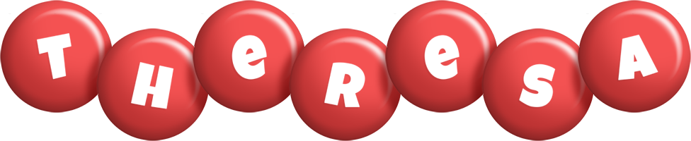 Theresa candy-red logo
