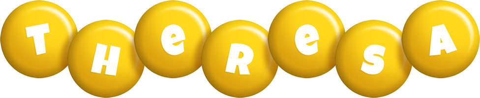 Theresa candy-yellow logo