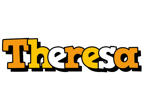 Theresa cartoon logo