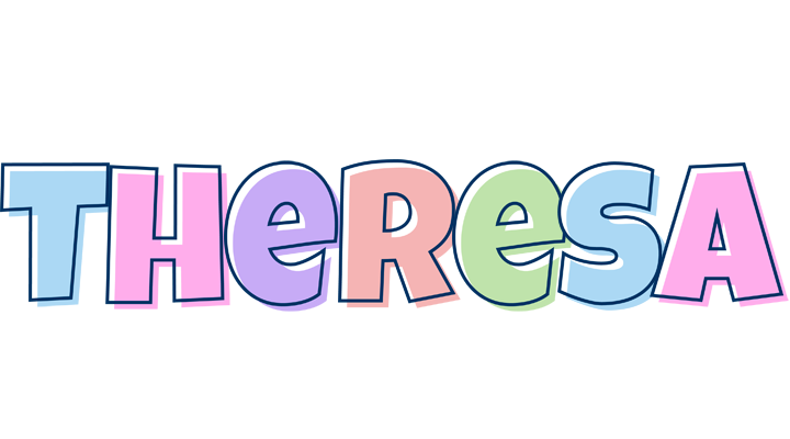 Theresa pastel logo