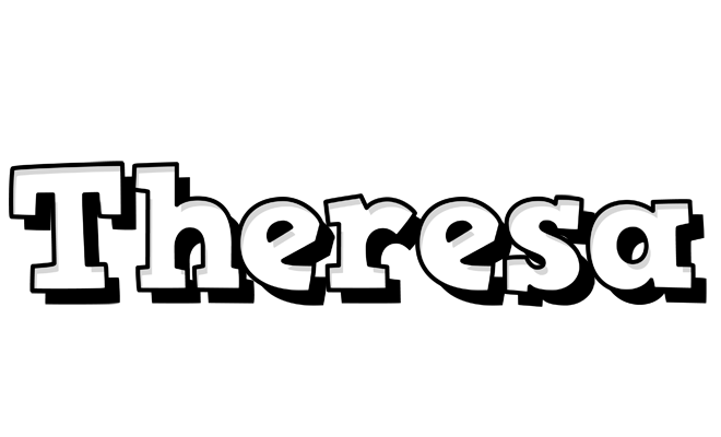 Theresa snowing logo