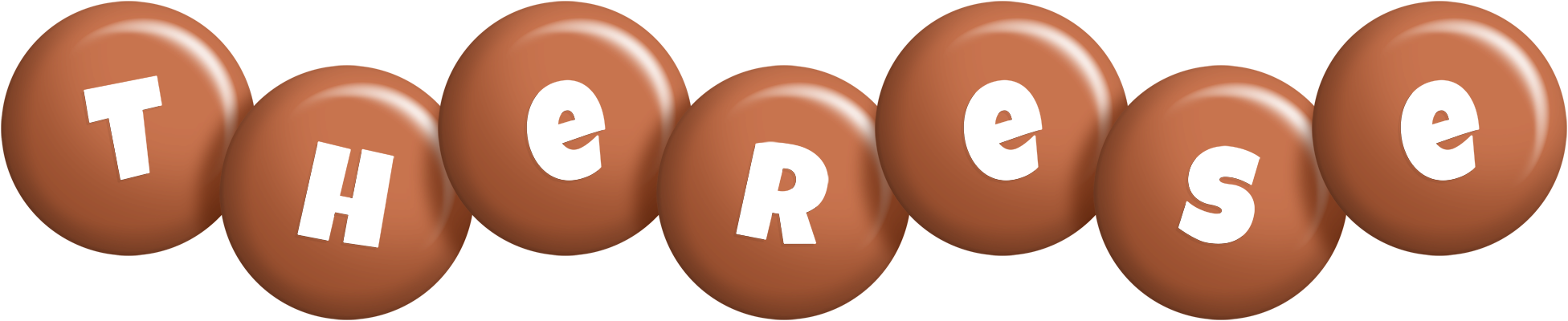 Therese candy-brown logo