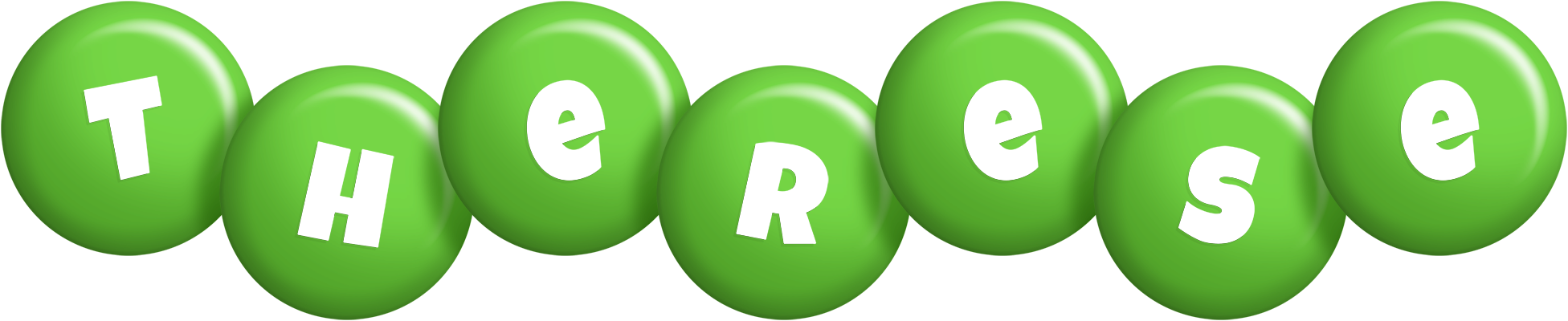 Therese candy-green logo