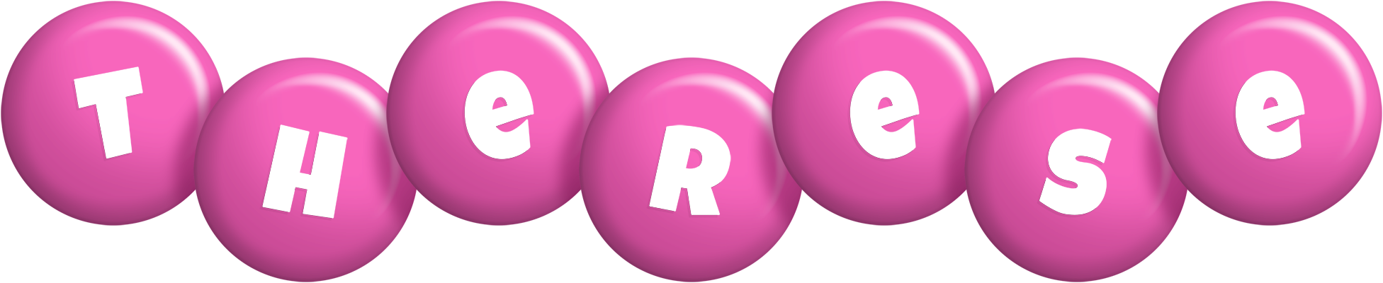 Therese candy-pink logo