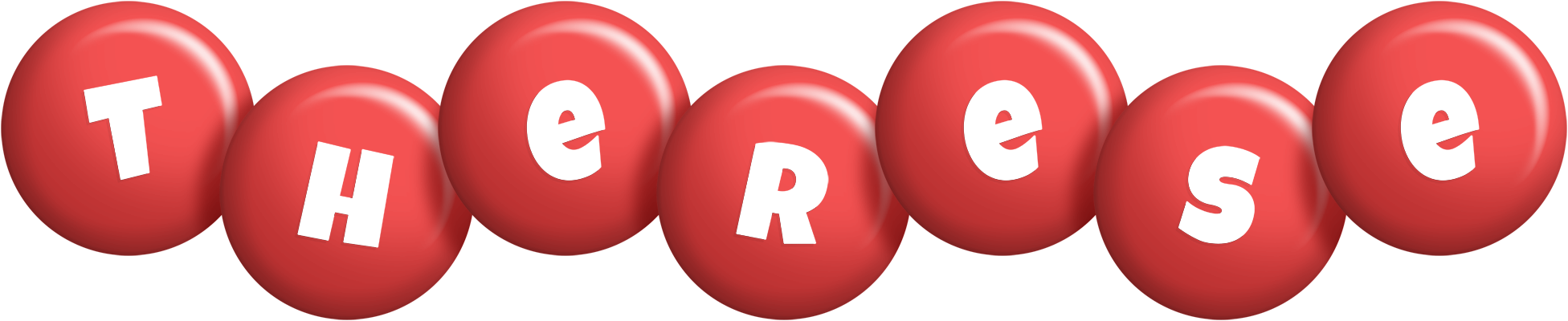 Therese candy-red logo