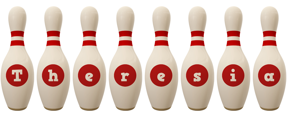 Theresia bowling-pin logo