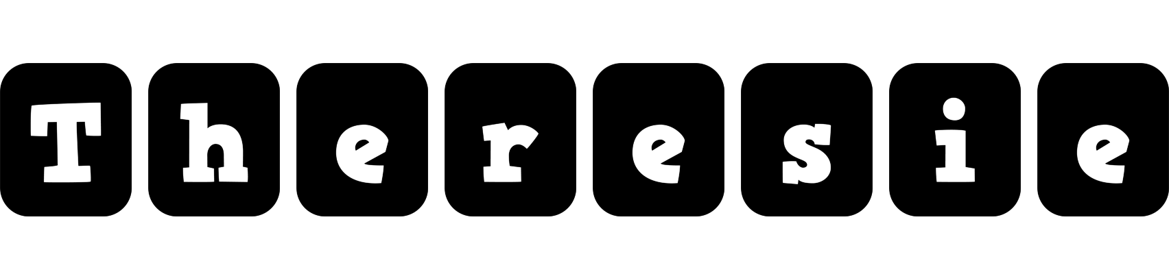 Theresie box logo