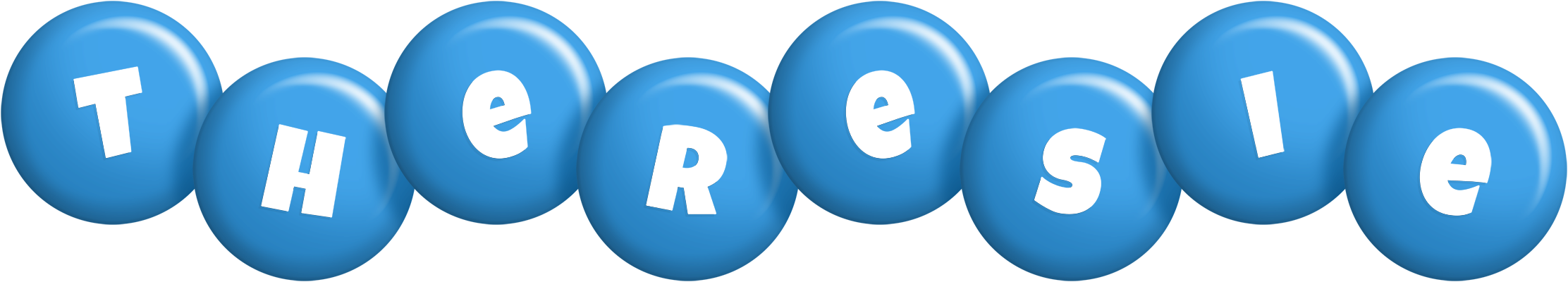 Theresie candy-blue logo