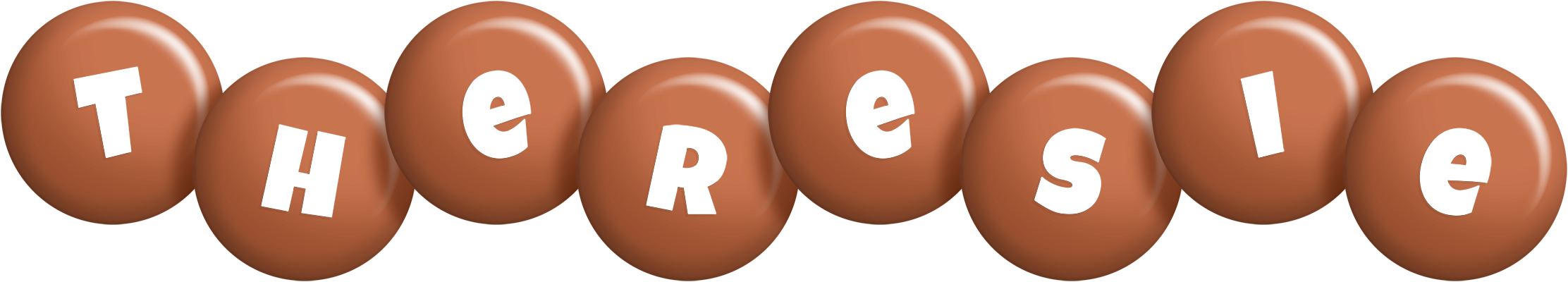 Theresie candy-brown logo